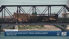 Chemical leak contained after train details in Tempe; Union Pacific intends to repair bridge