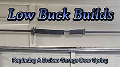 Replacing A Broken Garage Door Spring