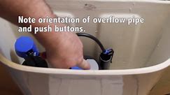 Fluidmaster Replacement Dual Flush Push Buttons for Glacier Bay Toilets 800P-48GB