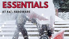 The snow is here, but have no... - K&K Hardware & Lumber