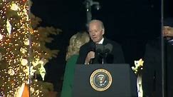 President Biden attends National Christmas Tree lighting