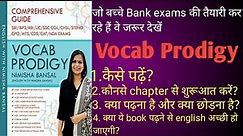 How to read Vocab Prodigy book | Nimisha Bansal