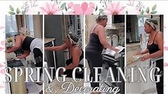 New2024| Spring Clean + Decorate with me| LETS CLEAN AND DECORATE THE KITCHEN FOR SPRING / EASTER 🐣