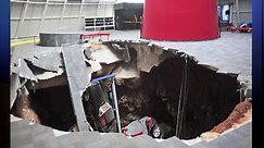 Sinkhole swallows 8 cars at Kentucky Corvette Museum: Daily Headlines