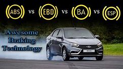Fully Working Explained Car ABS | EBD | BA | ESP | Brake System