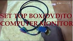 STB or DVD Player to Monitor Video cable