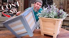 The $6 Three Picket Planter - Low Cost High Profit - Make Money Woodworking