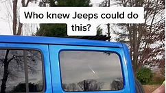 Window removal who knew 😱#jeep #jeeplife | Jeep