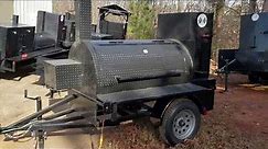 T Rex bbq smoker grill trailer with rotisserie Do Not Buy a Food Truck