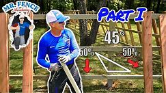How to Build a Gate on a Wood Fence | Gate Bracing Pt.1