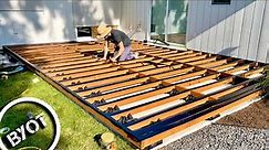 How To Build A Low Profile Deck Patio (Part 1 of 2)