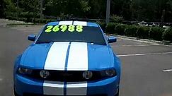 2010 MUSTANG GT PREMIUM 5SPEED. USED CAR VIDEO GAINESVILLE FL, CALL FRANCIS (352)-745-2019