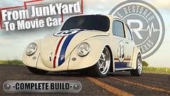 Abandoned VW Beetle Built Into Iconic Movie Car | Junk Yard To Show Car In 60 Days | RESTORED