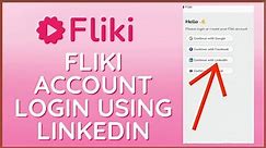 How to Login Fliki Using Linkedin 2024 | Sign In to Fliki Using Linkedin