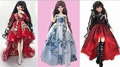 Gorgeous DIY Barbie Doll Dresses Tutorial ❤️ 멋진 DIY BJD 인형 드레스 || DIYBJDドールドレス