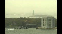 TIME LAPSE OF HURRICANE SANDY - STATUE OF LIBERTY
