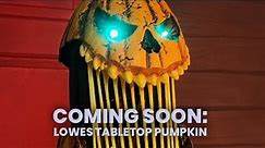 New Tabletop Animatronic Pumpkin from Lowes
