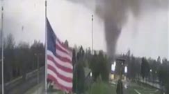 Deadly Tornado 🌪 CCTV Camera Footage - Twister - Scary Storm #shorts #moosatv #status | Armelio Torres