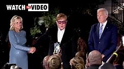 Emotional Elton John moved by presidential honour after White House concert