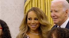 Christmas becomes Merry for President Joe Biden with Mariah Carey in The White House 🎄🎁 🎶 ❄️