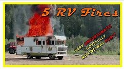 5 RV Fires! RV Fails Compilation!