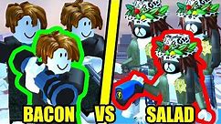 ULTIMATE SALAD HAIRS vs BACON HAIRS | Roblox Jailbreak Ultimate Escape