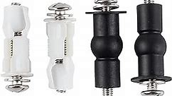 Universal Toilet Seat Hinges Bolt Screws,Fixing Expanding Rubber Nuts Screws,Toilet Seat Replacement Parts Kit