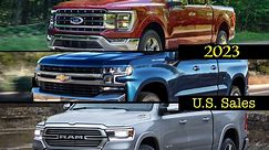 GM, Ford & Toyota Gain Ground, But Ram Slides - 2023 Full-size Truck Sales Winners & Losers