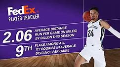 FedEx Player Tracker: Dillon Brooks