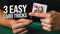 3 EASY Card Tricks YOU Can LEARN In 5 MINUTES
