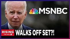 Awkward: Biden walks off MSNBC set during live interview with Nicolle Wallace
