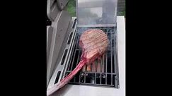 A quick look at the KitchenAid 4 Burner Stainless Steel Gas Barbecue bbq Tomahawk steak #bbq