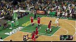 NBA 2K11 - Sixers / Celtics 2nd QT