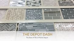 DIY Interior Design - Best tile at Home Depot - The Depot Dash episode 1