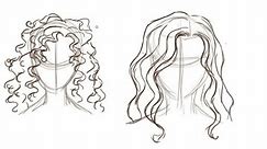 How To Draw Curly Hair
