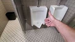 How to install a new urinal