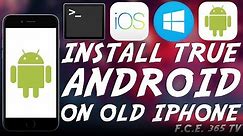 How to Install Legit ANDROID (Dualboot) on Older iPhone / iPod Touch (Windows Tutorial)