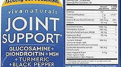 Glucosamine Chondroitin MSM Joint Support Supplement, 90 Capsules - with Turmeric, Black Pepper, Boswellia and Hyaluronic Acid - Joint Health Supplement for Mobility, Flexibility and Comfort