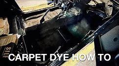Learn How To Dye Carpet Like a Pro!