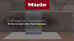 Watch How to Easily Install a Miele Dishwasher in Just a Few Steps!