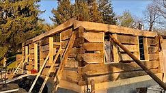 Log cabin and fireplace talk. The ins and out on how I built “my” cabin