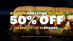 Subway TV Spot, 'A Deal Worth Celebrating: Buy One Footlong Get One 50% Off' Featuring Peyton Manning