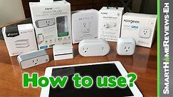 Introduction to Smart Plugs - How to use them in the living room, kitchen, bathroom and bedroom!