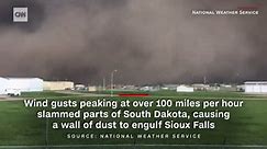 Watch dust storm turn South Dakota sky completely dark