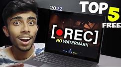 TOP 5 Free Screen Recording Software For PC & Laptop No Watermark/ Time Limit 2024 Latest Release