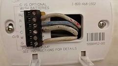#Carrier thermostat defective replace Honeywell and modefy control.