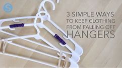 3 Tricks To Keep Your Clothes From Falling Off Their Hangers | Simplemost