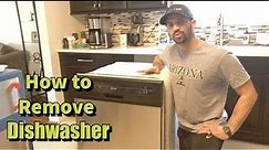 Whirlpool Dishwasher // How to Remove a Dishwasher