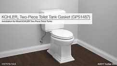 Installation - Toilet Tank and Tank Gasket (GP51487)