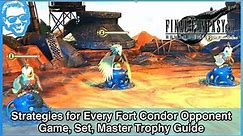 How to Beat Every Fort Condor Opponent - Game, Set, Master Trophy - FF7 Remake INTERgrade [4k HDR]